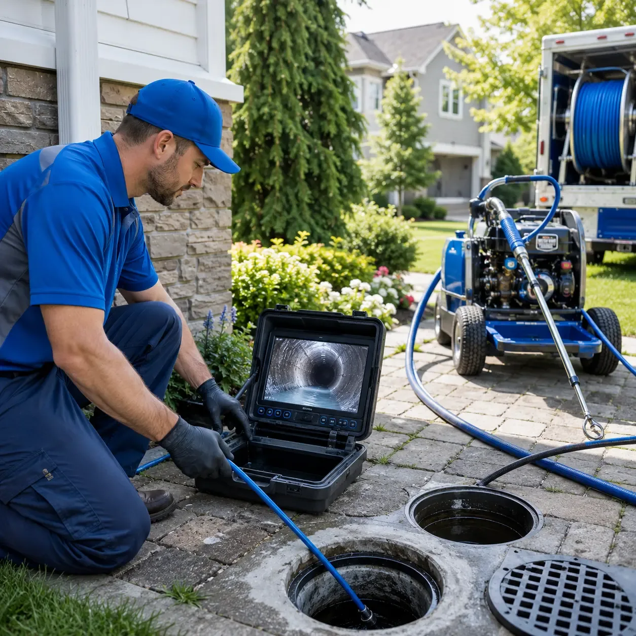 Outdoor drain cleaning professionals serving Clarksboro, NJ